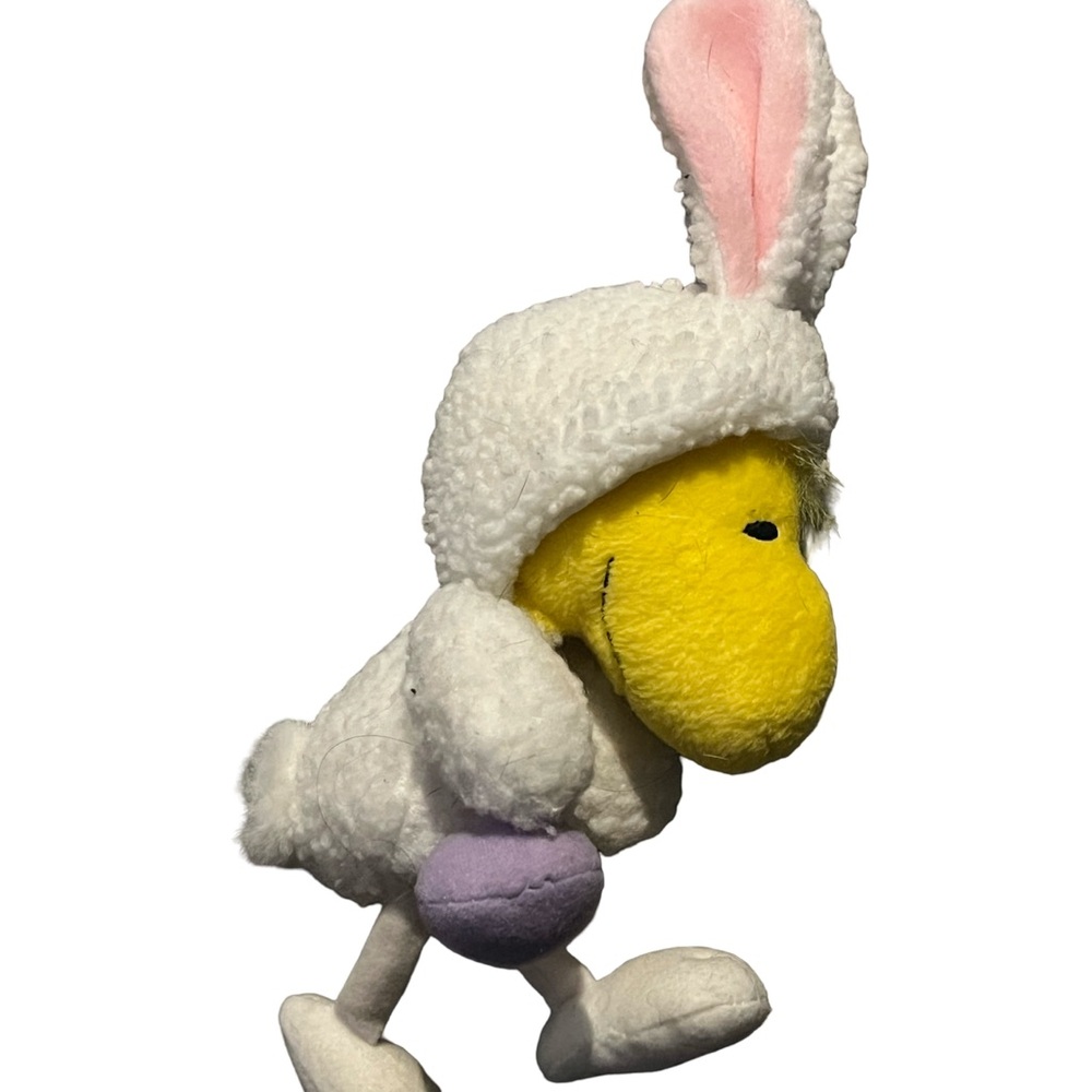 Easter Bunny Woodstock from the Peanuts Gang, 10" by Hallmark  plush stuffy